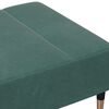 vidaXL Repose-pied vert fonc&eacute; 77x55x31 cm velours