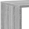 vidaXL Biblioth&egrave;que sonoma gris 137,5x29x137,5 cm bois d'ing&eacute;nierie