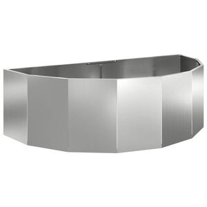 vidaXL Jardini&egrave;re Argent 120 x 60 x 35 cm Acier galvanis&eacute;