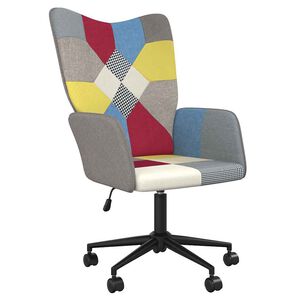 vidaXL Chaise de relaxation Patchwork Tissu