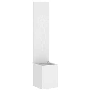 vidaXL &Eacute;cran de confidentialit&eacute; de jardin Blanc 32 x 32 x 150 cm