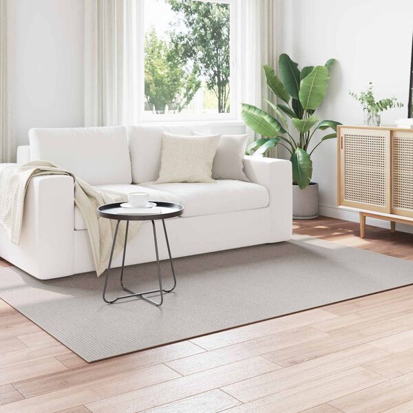vidaXL Tapis de surface HUARTE Cr&egrave;me 170 x 120 cm Polyester