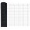 vidaXL Clôture en fil soudé Gris 0.4 x 25 m Acier