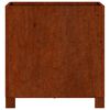 vidaXL Jardini&egrave;re avec pieds Rouill&eacute; 40x40x40 cm Acier corten