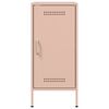 vidaXL Buffets 2 pcs rose 36x39x79 cm acier
