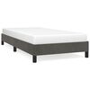 vidaXL Cadre de lit sans matelas gris fonc&eacute; 100x200 cm velours