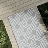 vidaXL Tapis d'ext&eacute;rieur ARAKIL gris 80 x 250 cm PP