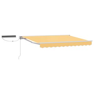 vidaXL Auvent r&eacute;tractable &eacute;lectrique Sable 4 &times; 3 m
