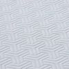 vidaXL Matelas Blanc et Gris 100 x 200 cm Tissu jacquard