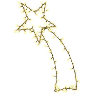 vidaXL Lumi&egrave;res de No&euml;l silhouette d'&eacute;toile filante 115 LED