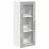 vidaXL Armoire suspendue Gris b&eacute;ton 40 x 31 x 100 cm Bois d'ing&eacute;nierie