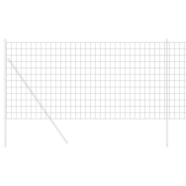 vidaXL Clôture Euro Gris 1.2 x 10 m Fer revêtu de PVC