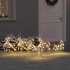 vidaXL Rennes LED avec 40 LED 5 pcs Dor&eacute; PET