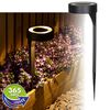 Luxform Lampes de jardin &agrave; LED solaires AYR Orange 2 pcs Noir