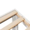 vidaXL Cadre de lit sans matelas blanc 80x200 cm bois massif de pin