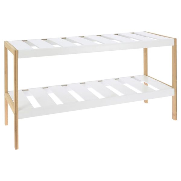 Storage solutions &Eacute;tag&egrave;re &agrave; chaussures avec 2 niveaux 70x26x36 cm