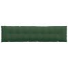 vidaXL Coussin de Dos Vert Jungle 200 x 50 cm Tissu en velours c&ocirc;tel&eacute;