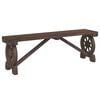 vidaXL Banc de jardin 115 cm bois de sapin massif