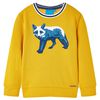 Sweatshirt pour enfants ocre 116
