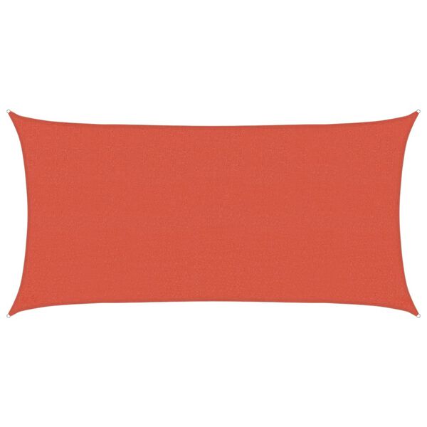 vidaXL Voile d'ombrage 160 g/m&sup2; Terre cuite 2,5x4,5 m PEHD