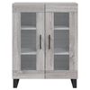 vidaXL Buffet sonoma gris 69,5x34x90 cm bois d'ing&eacute;nierie