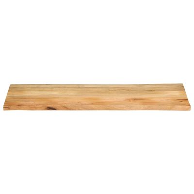 vidaXL Dessus de table 140x60x3,8 cm bord vivant bois massif manguier