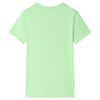 T-shirt pour enfants vert n&eacute;on 140