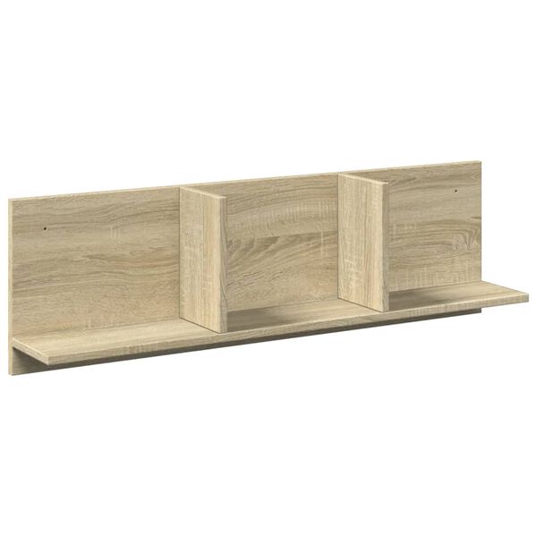 vidaXL Armoire murale 100x16,5x30 cm ch&ecirc;ne sonoma bois d'ing&eacute;nierie