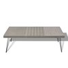 vidaXL Table basse 120x60x38 cm gris