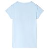 T-shirt pour enfants bleu doux 140