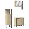 vidaXL Ensemble de meubles de salle de bain 3 pcs ch&ecirc;ne sonoma