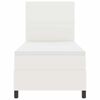 vidaXL Lit à ressorts Crème et Blanc 203 x 80 x 128 cm