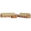 vidaXL Ensemble de canap&eacute;s d'ext&eacute;rieur 9 pc Naturel et Beige