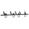 vidaXL Kit de quincaillerie de porte coulissante 183 cm Acier Noir