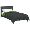 vidaXL Duvet d'hiver Vert et Anthracite 220 x 155 cm Microfibre