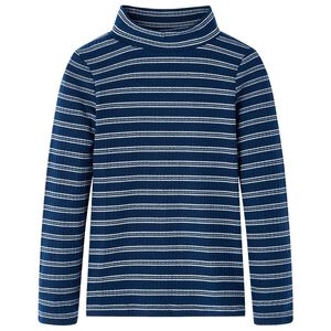 T-shirt enfants &agrave; manches longues bleu marine 128