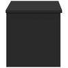 vidaXL Bo&icirc;te de rangement noir 90x35x35 cm bois d'ing&eacute;nierie