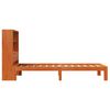 vidaXL Lit biblioth&egrave;que sans matelas cire marron 75x190 cm pin massif