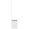 vidaXL &Eacute;cran de confidentialit&eacute; de jardin Floral Blanc 50 x 140 cm