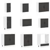 vidaXL Ensemble d'armoires de cuisine 14 pcs Lucca bois d'ing&eacute;nierie
