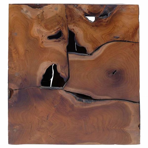 vidaXL Tabourets/Table basse teck massif