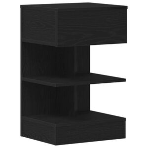 vidaXL Cabinet de chevet Ch&ecirc;ne noir 40 x 35 x 65 cm Bois d'ing&eacute;nierie