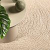 vidaXL Tapis ZIZUR beige 80x200 cm aspect de jute int&eacute;rieur ext&eacute;rieur