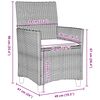 vidaXL Ensemble de salle &agrave; manger pour jardin 7 pcs Beige polyrotin