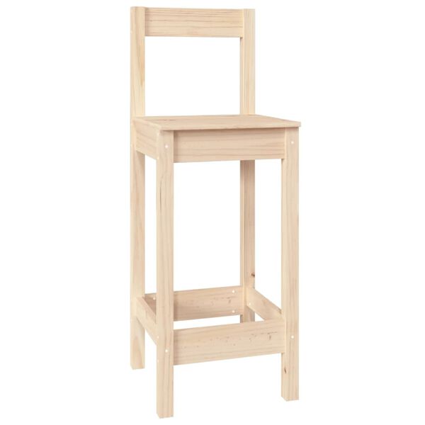 vidaXL Ensemble de bar 7 pcs Bois de pin massif