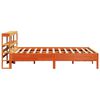 vidaXL Cadre de lit sans matelas cire marron 160x200cm bois pin massif