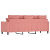 vidaXL Canap&eacute; &agrave; 3 places Rose 180 cm Velours