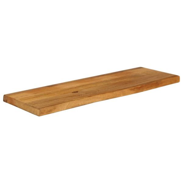 vidaXL Dessus de table &agrave; bord vivant 110x40x3,8cm bois massif manguier