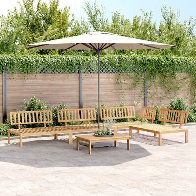 vidaXL Salon palette de jardin 5 pcs bois d'acacia massif