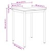 vidaXL Table de salle &agrave; manger / Table de repas Bois d'ing&eacute;nierie